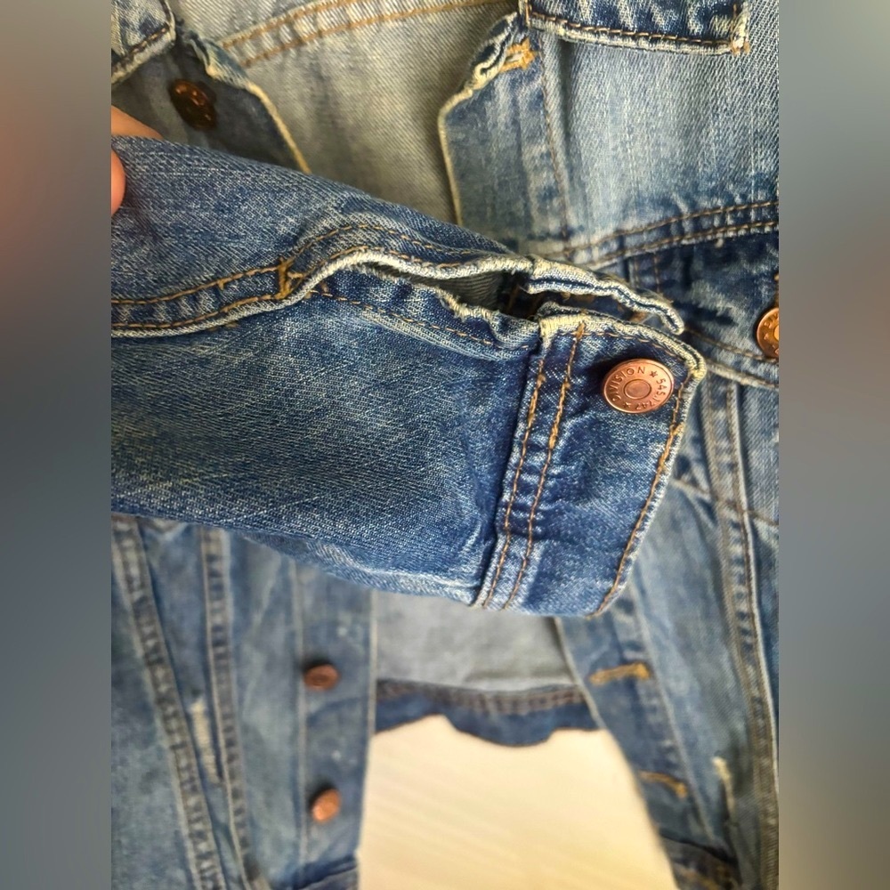 H&M Divide Jean jacket. . small size 100%cotton - Picture 4 of 13
